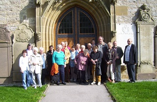 Gruppenfoto vor der Herrgottsruhkirche