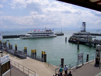 Foto vom Hafen von Friedrichshafen