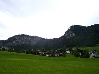 Foto der Berge beim Thiersee
